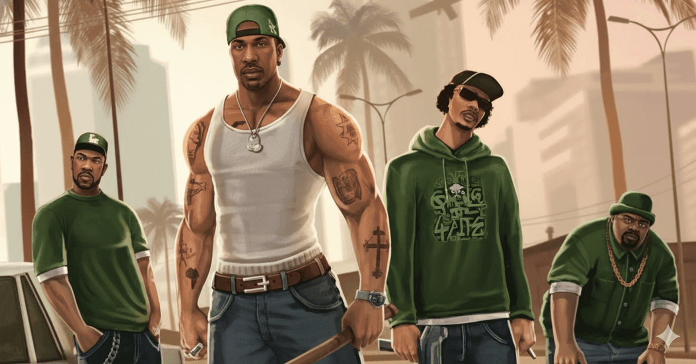 GTA San Andreas - Gang Scene
